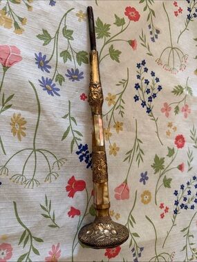 Gold Plated Art Nouveau Umbrella Handle